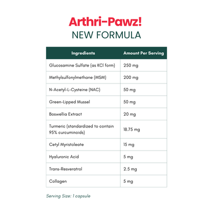 Arthri-Pawz ? with Glucosamine for Cats and Dogs