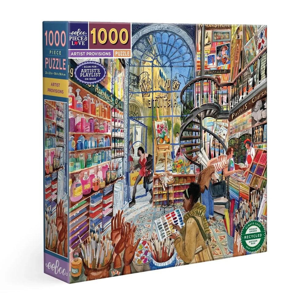 Artist Provisions 1000 Piece Jigsaw Puzzle eeBoo