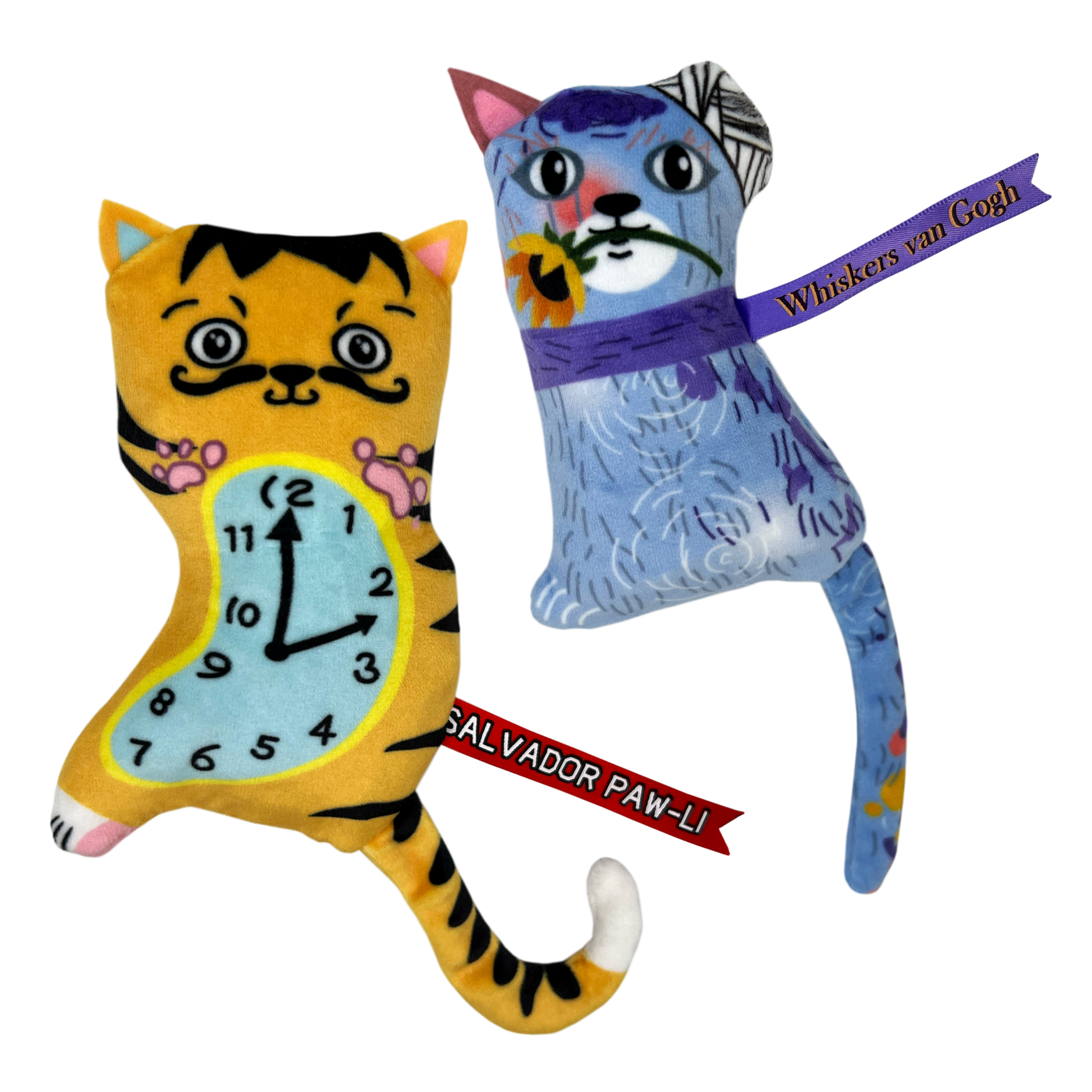 Kong Cat Artz Dali / van Gogh (2pk) - Cat Toy - The Family Pet