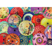 Asian Oil-Paper Umbrellas 1000 Piece Jigsaw Puzzle Eurographics