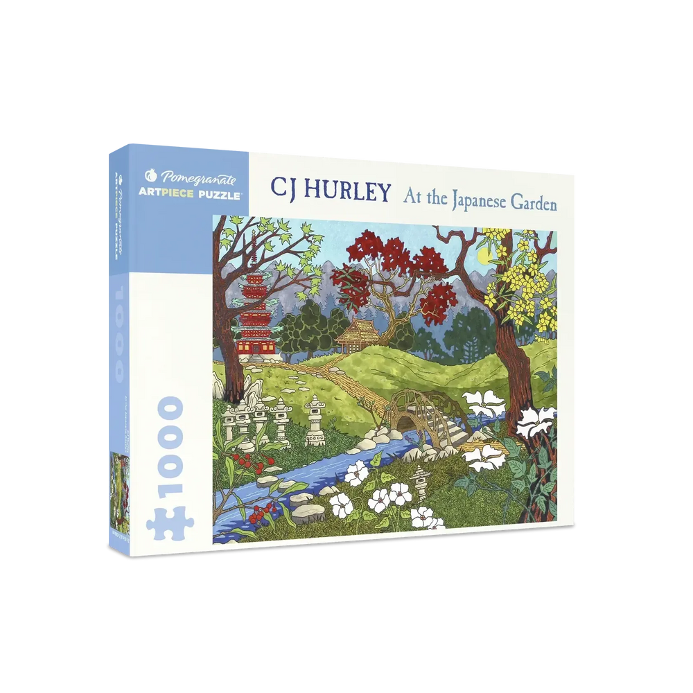 At the Japanese Garden 1000 Piece Jigsaw Puzzle Pomegranate
