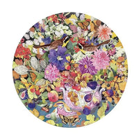 Autumn Bouquet 500 Piece Round Jigsaw Puzzle eeBoo