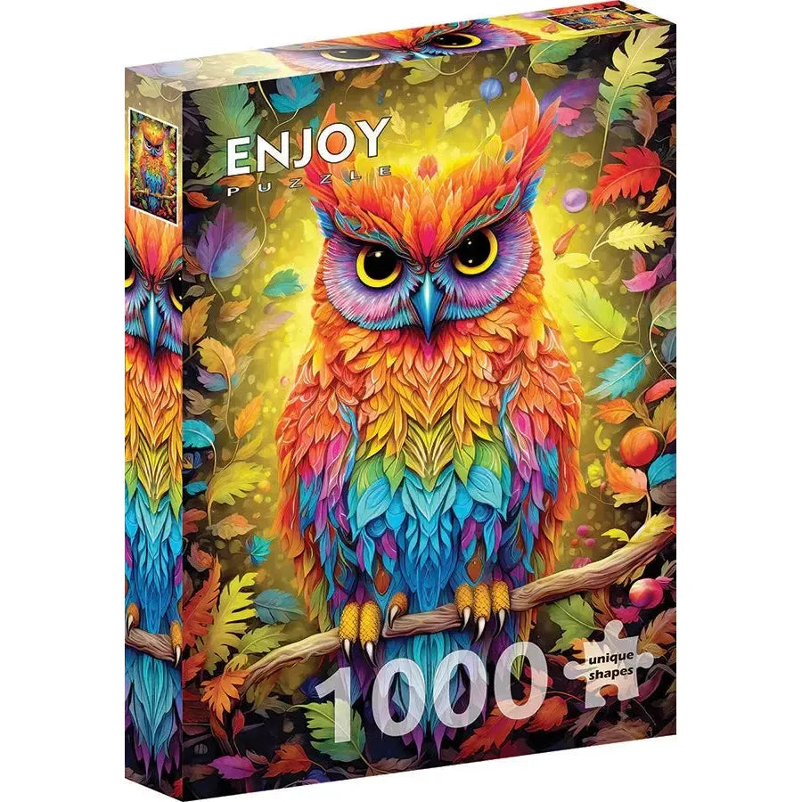 Autumnal Owl 1000 Piece Jigsaw Puzzle Enjoy