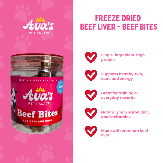 Freeze Dried Beef Liver - Beef Bites