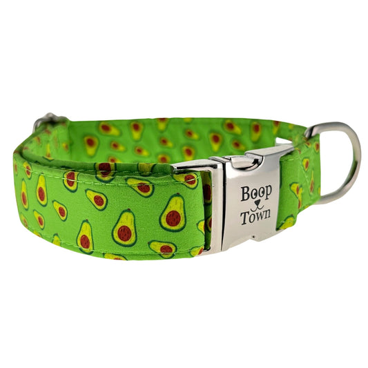 Dog Collar Avocados Pattern Adjustable 3oz 🥑