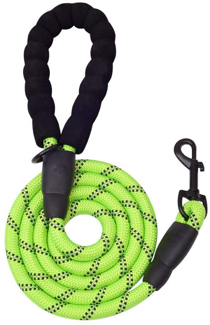 Purrfect Pet Kingdom 6 FT Dog Leash for Large and Medium Dogs-Green Set of 5 (Default Title) - Premium Pet Products