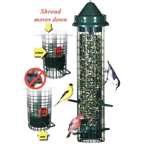 Bird Feeder – Squirrel-Proof 1.4 Quart Large Seed Capacity