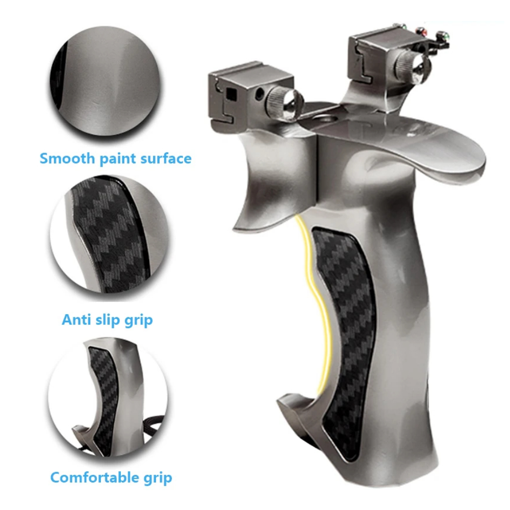 Titanium Alloy Slingsshot Integrated Clip Extended Hand Guard Cover Outdoor Hunting And Shooting Competitive Slingshot - Purrfect Pet Kingdom