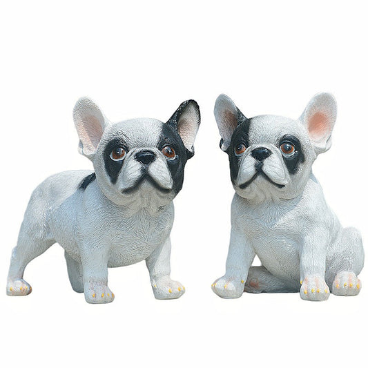 Little Bulldog ornament resin