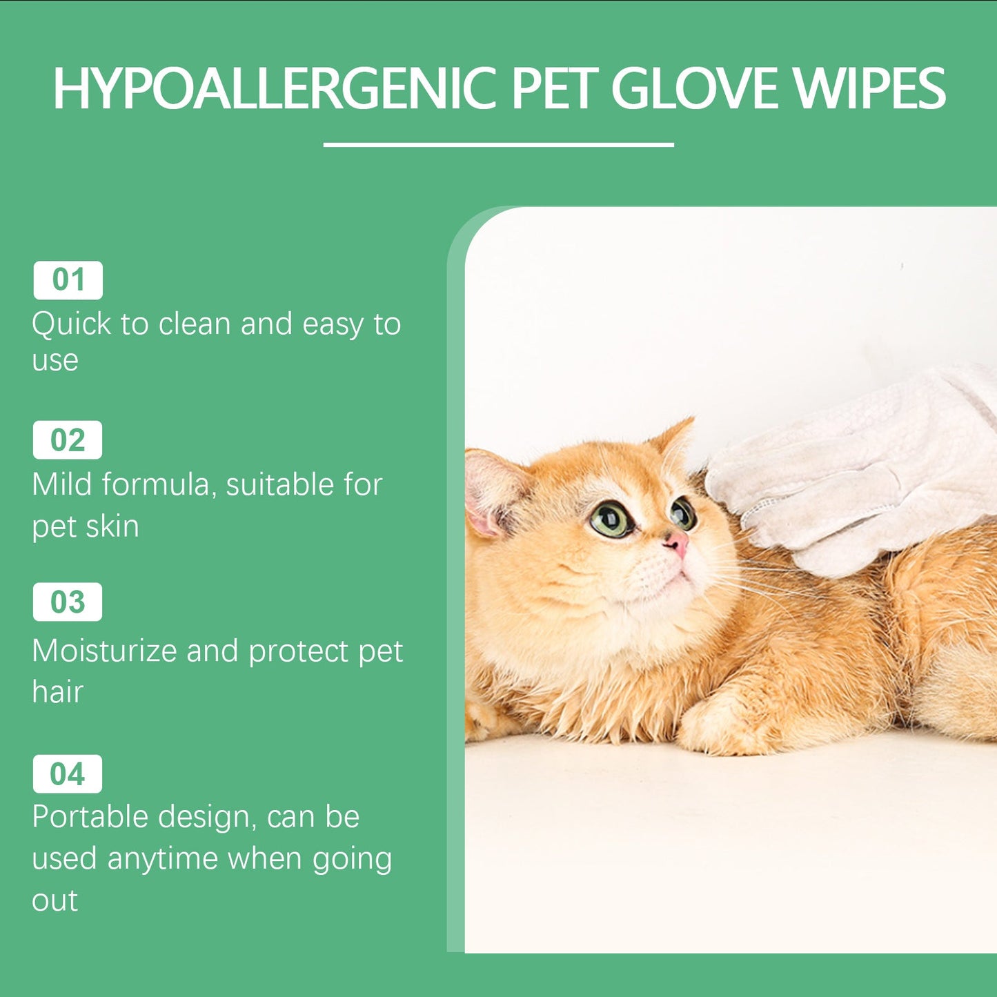 Disposable Pet Grooming Gloves for Gentle Daily Fur Cleaning