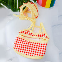 Pet swimsuit cat shapewear with swimming cap one piece