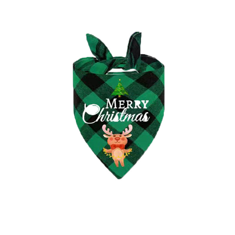 Christmas Day Border Protection Pet Small, Medium, and Large Dogs, Dogs, Cats, Teddy Triangular Towels, Water Jars - Purrfect Pet Kingdom