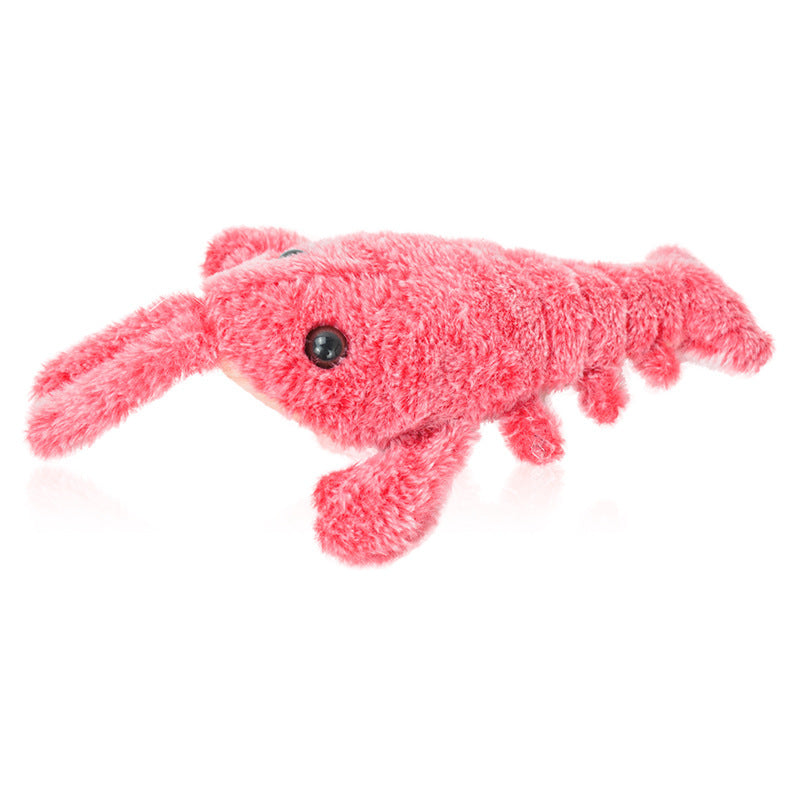 Pet Toy Gravity Jumping Shrimp Electric Simulation Lobster Usb Charging Teasing Dog Cat Self Fun Soothing Tool