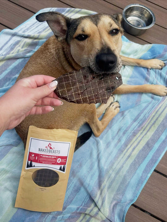 Naked Beasts Natural Thin Cut Lamb Liver Gourmet Dog Treats