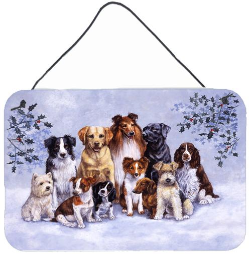 Winter Dogs Wall or Door Hanging Prints