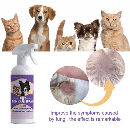 Pet Skin Relief Spray, Relieves Dog And Cat Skin Itchiness