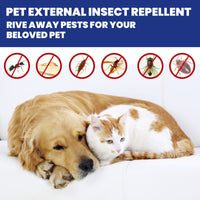Pet Flea Spray, Cat And Dog Pet Skin Cleansing External Lice