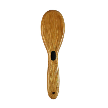 Bamboo Groom Oval Bristle Brush with Natural Boar Bristles - Small/Medium
