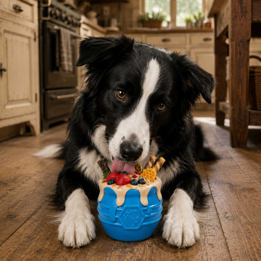 Honey Pot Dog Ecup Treat Dispenser Durable Pup X Rubber Toy