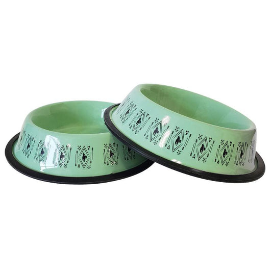 Mint Unicorn 24oz. Designer Plastic Non-Skid Dog Bowl