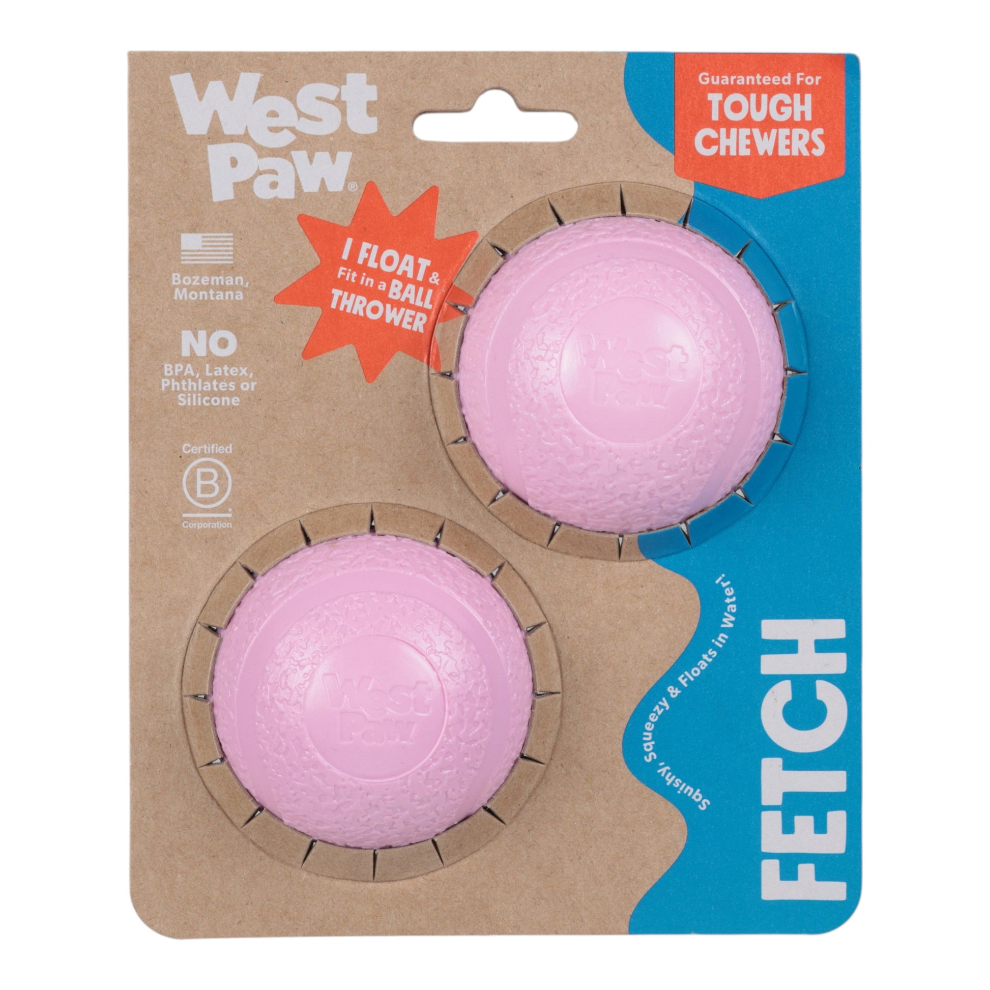 Pet Toy Toy Small Boundr 2-Pack Bubblegum for Daily Use - detail product image for pet toy