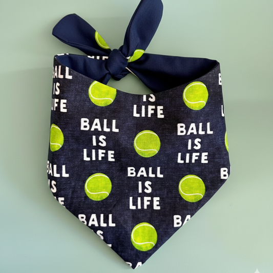 Ball Is Life Dog Bandana Best Seller - main product view | Dog Toys at Purrfect Pet Kingdom