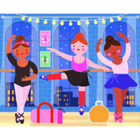 Ballerinas "On-the-Go" 49 Piece Double-Sided Jigsaw Puzzle Chronicle