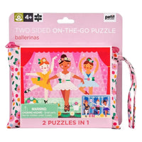 Ballerinas "On-the-Go" 49 Piece Double-Sided Jigsaw Puzzle Chronicle