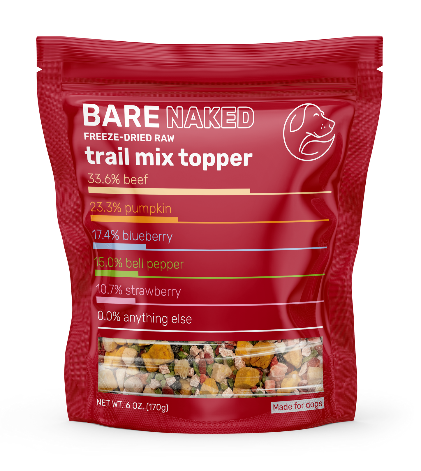 Beef Mix - 6oz - Bare Naked Pet Treats - Bare Naked Pet Co.