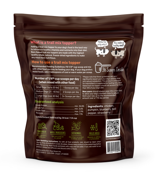 Chicken Mix - 12oz - Bare Naked Pet Treats - Bare Naked Pet Co.