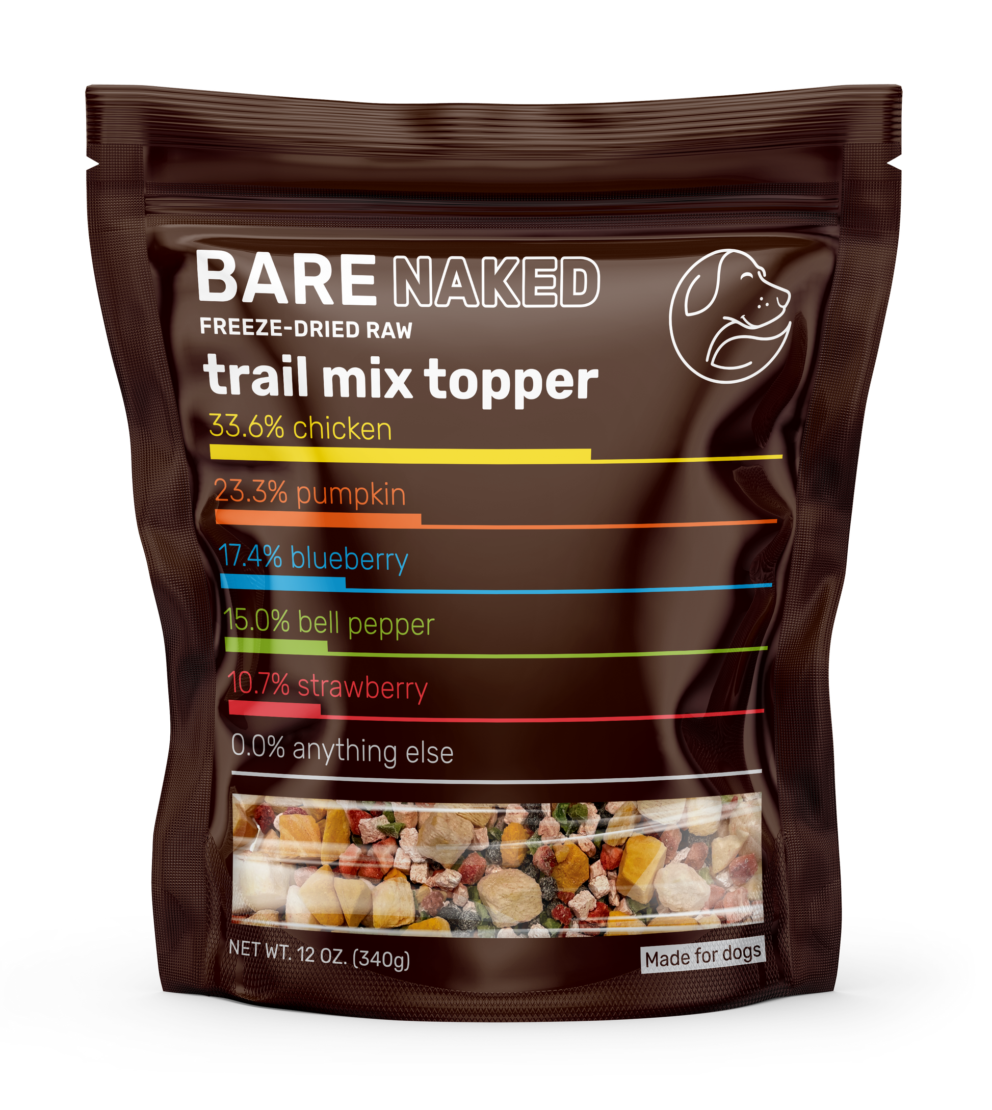 Chicken Mix - 12oz - Bare Naked Pet Treats - Bare Naked Pet Co.