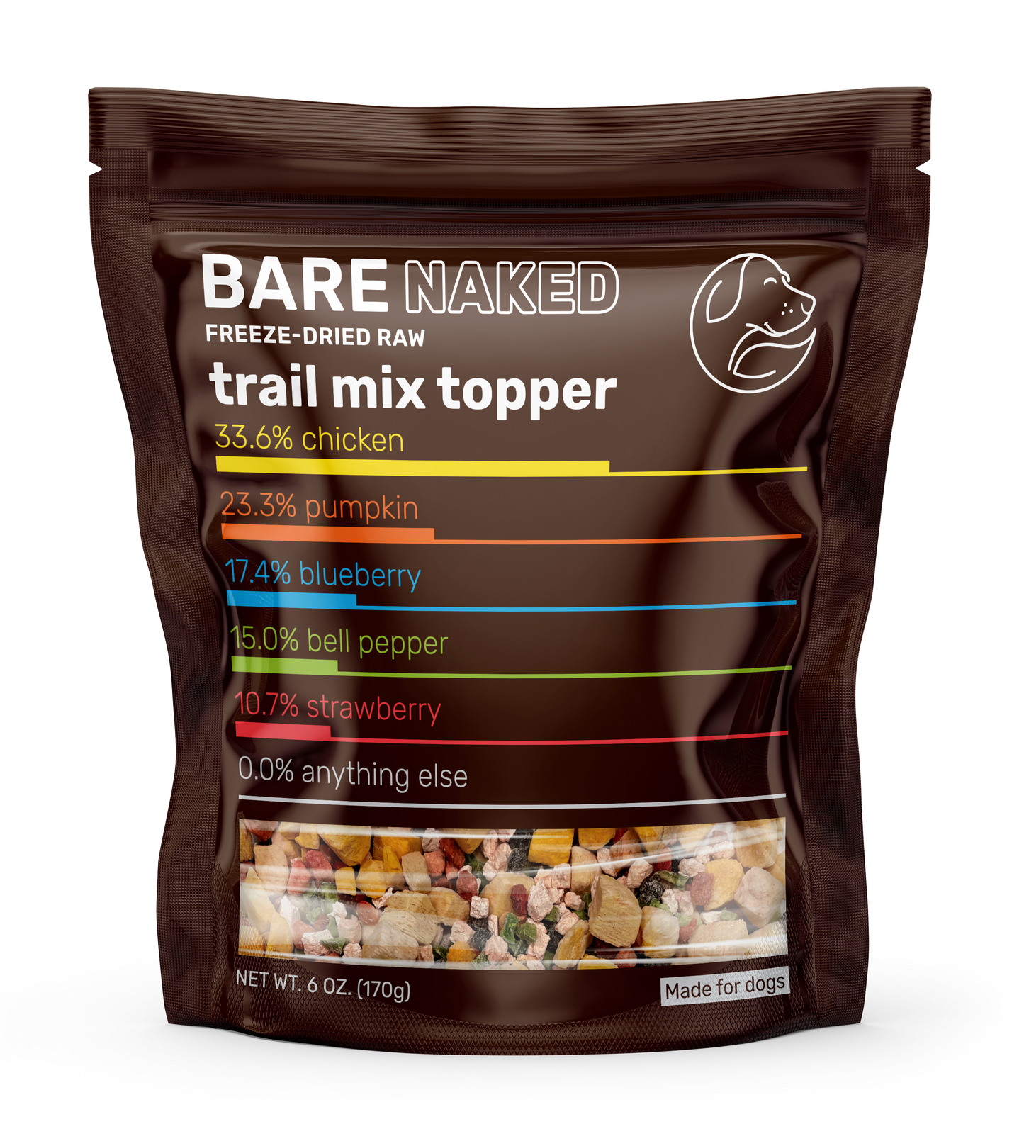 Chicken Mix - 6oz - Bare Naked Pet Treats - Bare Naked Pet Co.