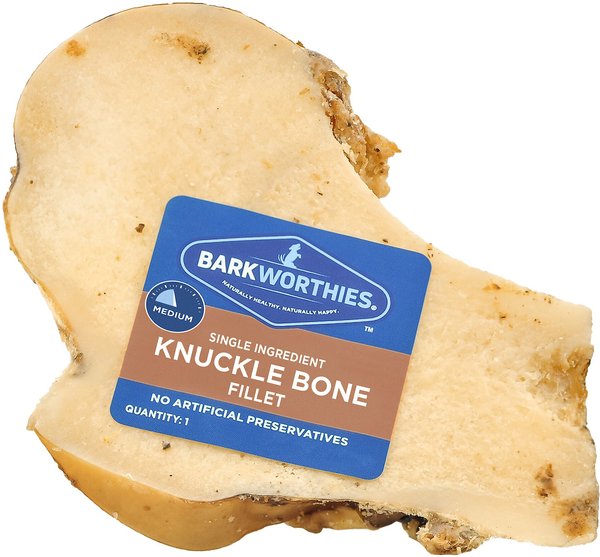 Barkworthies Beef Fillet Knuckle Bone Dog Treat (1 count) - Dental Dog Treats - The Family Pet