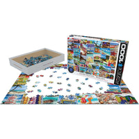 Beaches Globetrotter 1000 Piece Jigsaw Puzzle Eurographics
