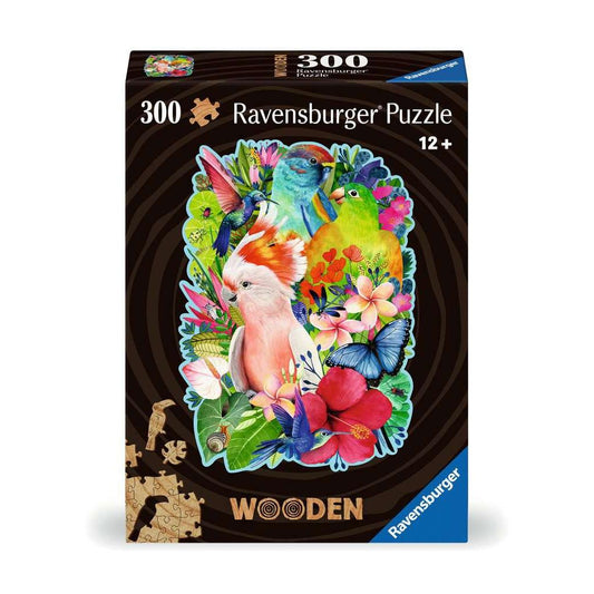 Beautiful Birds 300 Piece Wood Jigsaw Puzzle Ravensburger
