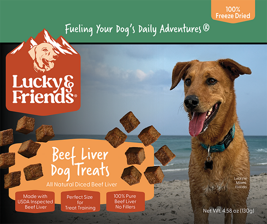 Lucky & Friends Beef Liver Dog Treat - Lucky & Friends