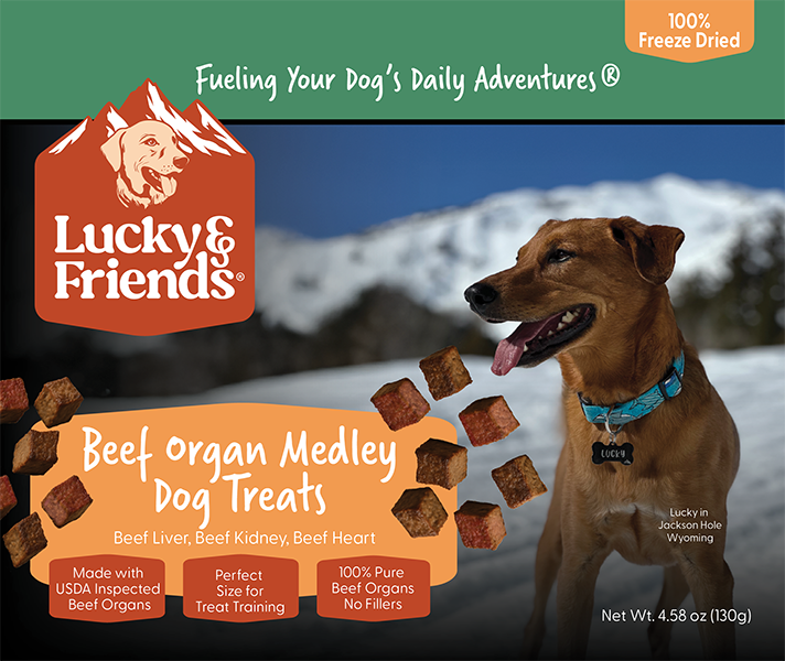 Lucky & Friends Beef Liver Dog Treat - Lucky & Friends