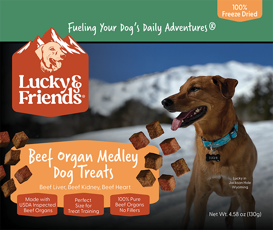 Lucky & Friends Beef Liver Dog Treat - Lucky & Friends