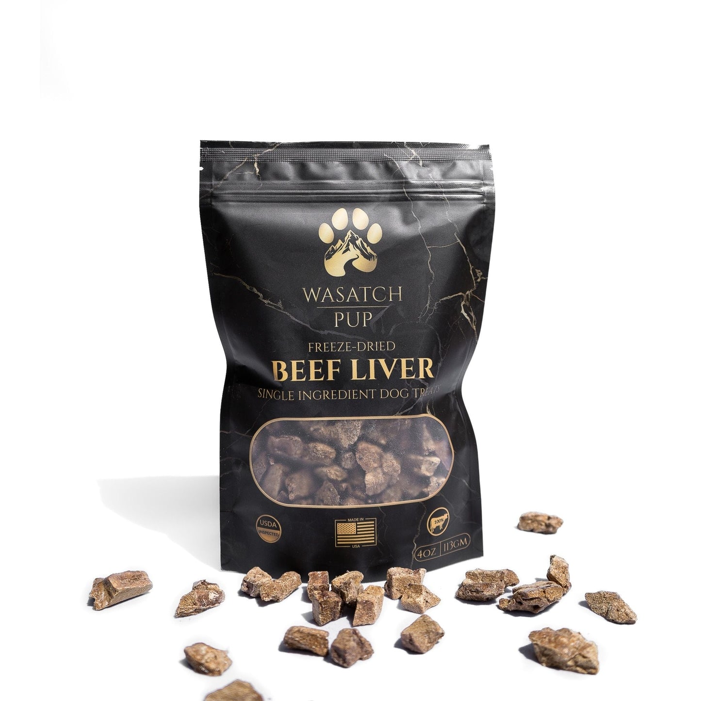Freeze - Dried Beef Liver | Single Ingredient Dog Treats - Wasatch Pup