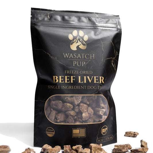 Freeze - Dried Beef Liver | Single Ingredient Dog Treats - Wasatch Pup