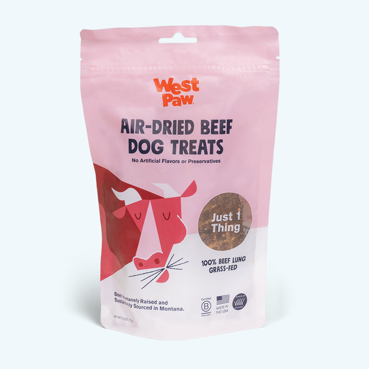 Dog Treats Beef Lung Natural Protein Reward Chews - main product image