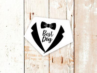 Dog Bandana Wedding Best Dog Pet Scarf Ceremony