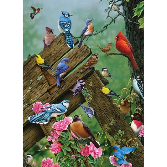 Birds of the Forest 1000 Piece Jigsaw Puzzle Cobble Hill