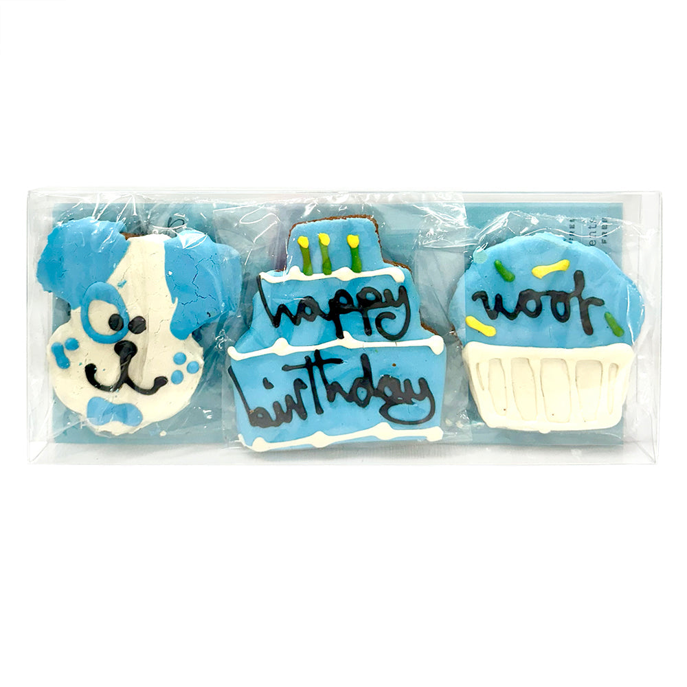 Dog Treat Gift Box: Birthday Boy Box for Royal Dog Rewards - premium dog treat from Purrfect Pet Kingdom