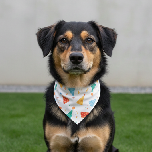 Birthday Dog Bandana - detail view