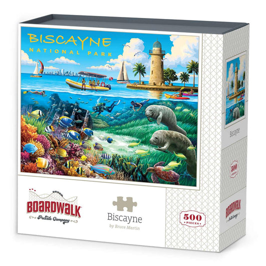 Biscayne National Park 500 Piece Jigsaw Puzzle Boardwalk