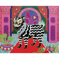 Black Lion, Black Ribbon 1000 Piece Jigsaw Puzzle Pomegranate