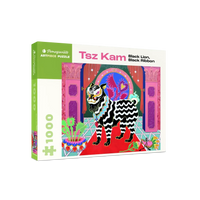 Black Lion, Black Ribbon 1000 Piece Jigsaw Puzzle Pomegranate