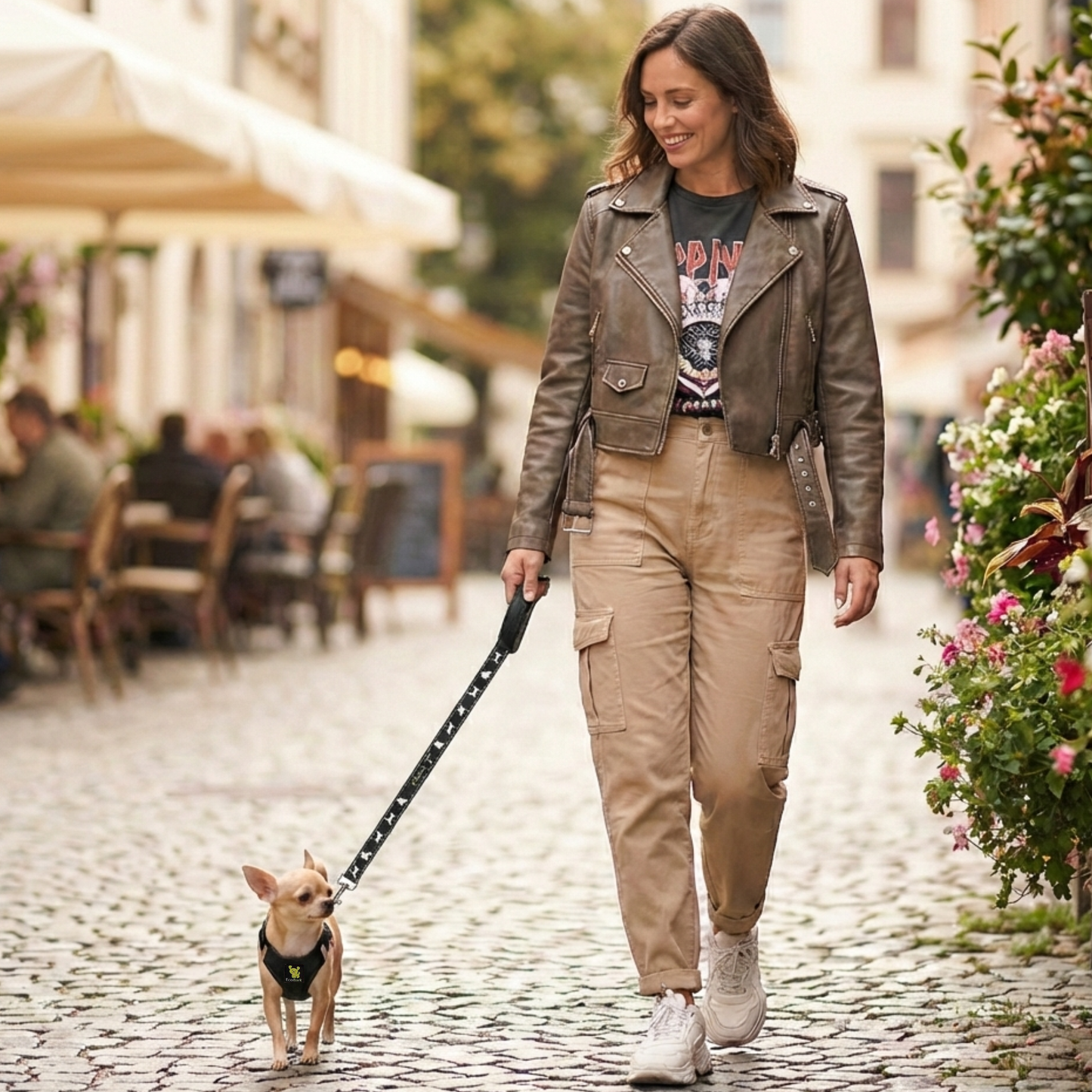 Dog Harness EcoBark Step In Harness XXXS to Small Breeds- - detail product image for dog harness
