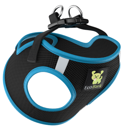 Purrfect Pet Kingdom EcoBark Step In Dog Harness - XXXS to Small Breeds- Reflecti (XXXS (2 to 3 lbs)) - Premium Dog Harnesses